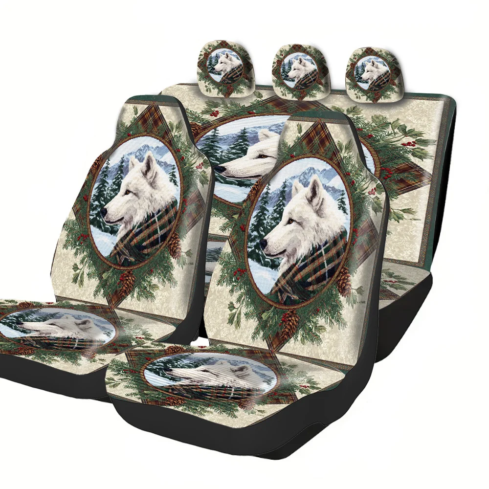 

Комплект чехлов для автомобильных сидений на 2-5 мест, черный принт с изображением боевого коня, легко устанавливаются и можно стирать, подходят для грузовиков, нескользящие, впитывающие влагу, моющиеся.