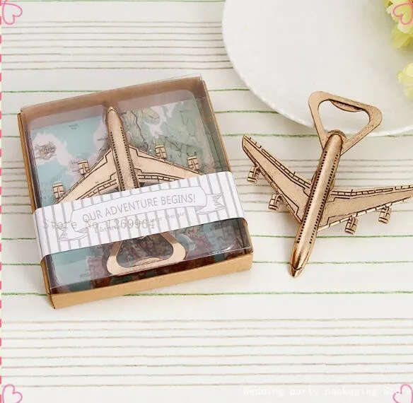 

50pcs/Lot+Wedding Souvenirs Airplane Bottle Opener Antique Bottle Opener Gift Wedding Favors And Gifts For Guest