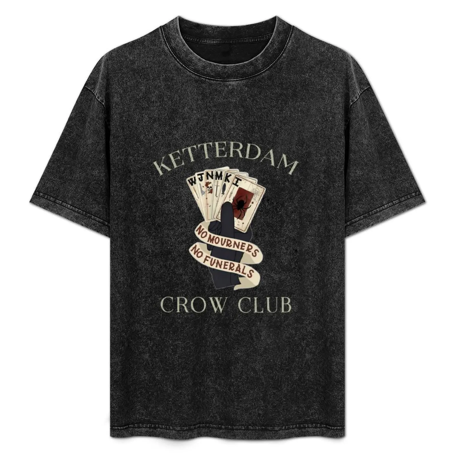 

Six of Crows Ketterdam Crow Club T-Shirt Simple Graphic Design T-Shirt