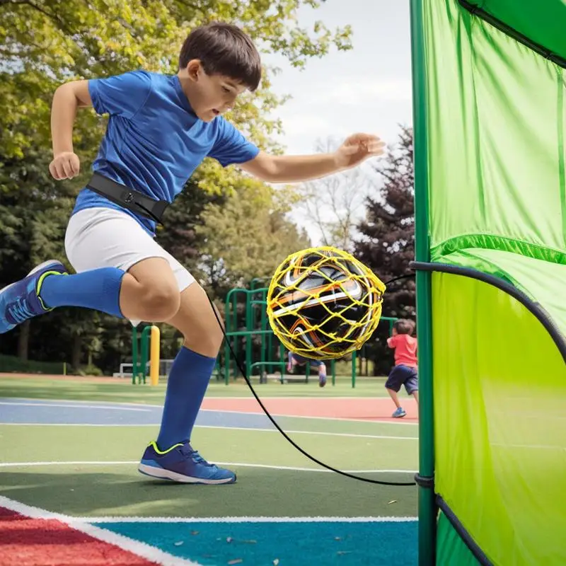 Soccer Kick Trainer Soccer Trainer Ball Net For Kids Soccer Ball Trainer Soccer Dribble Trainer Juggling Net Soccer Kick Back