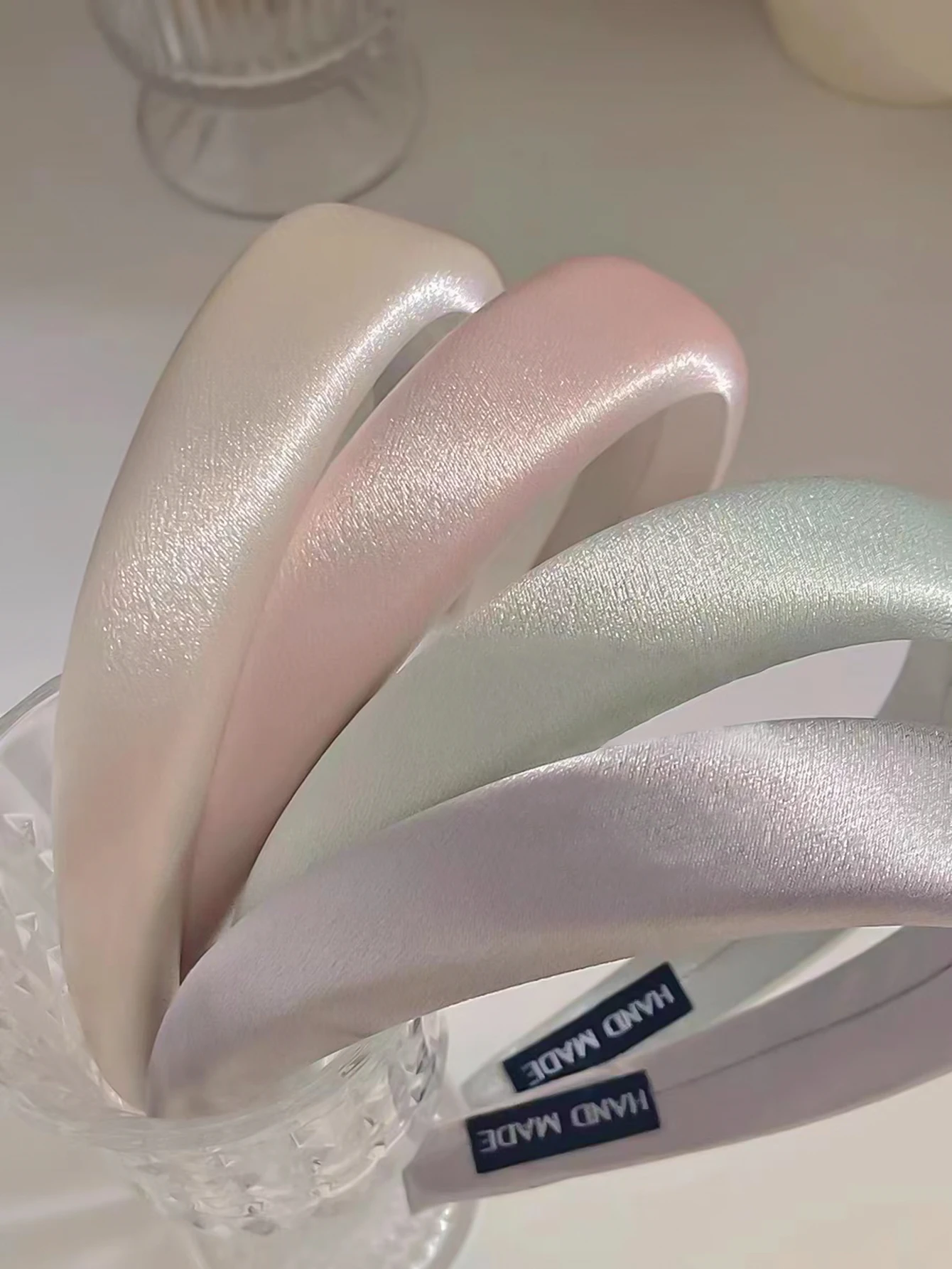 4 Pcs Colorful Spa Headband for Women Girls Sponge Headband for Washing Face Makeup Skincare Shower Accessories