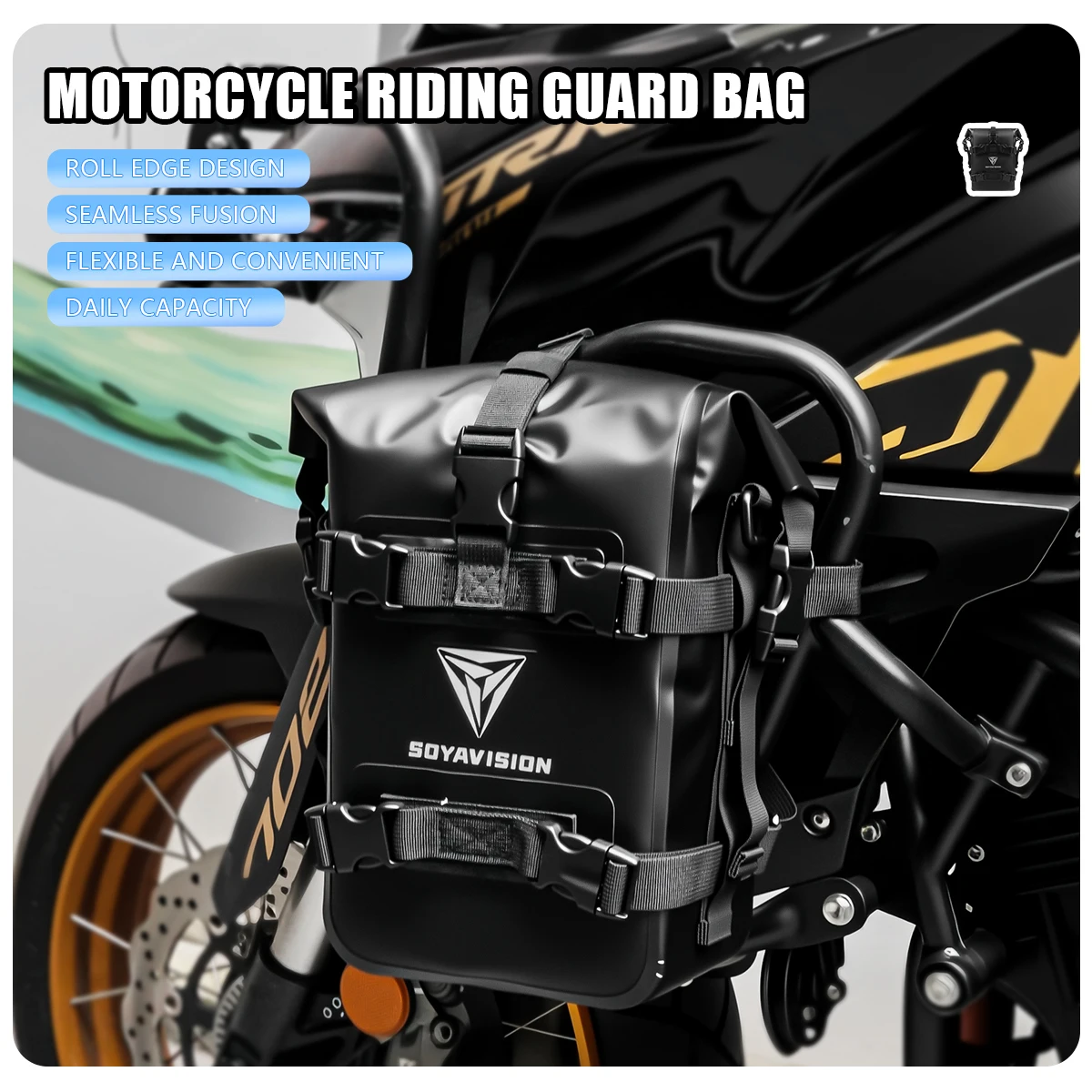 

Водонепроницаемая сумка на бампер мотоцикла 8 л для BMW R1200GS R1250GS ADV, HONDA NC750X CB500X, сумка для инструментов для ремонта бампера