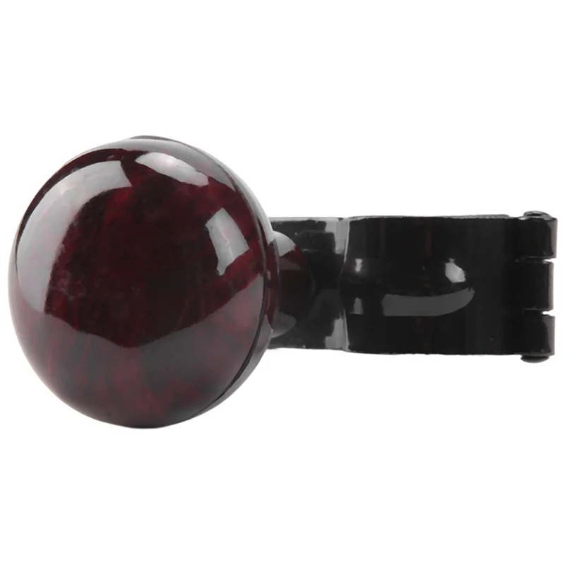 مقبض دوار لعجلة القيادة من الخشب الحبوب يناسب جميع السيارات والشاحنات والأشباه والجرارات والقوارب وعربات الجولف ملحقات مقبض الطاقة