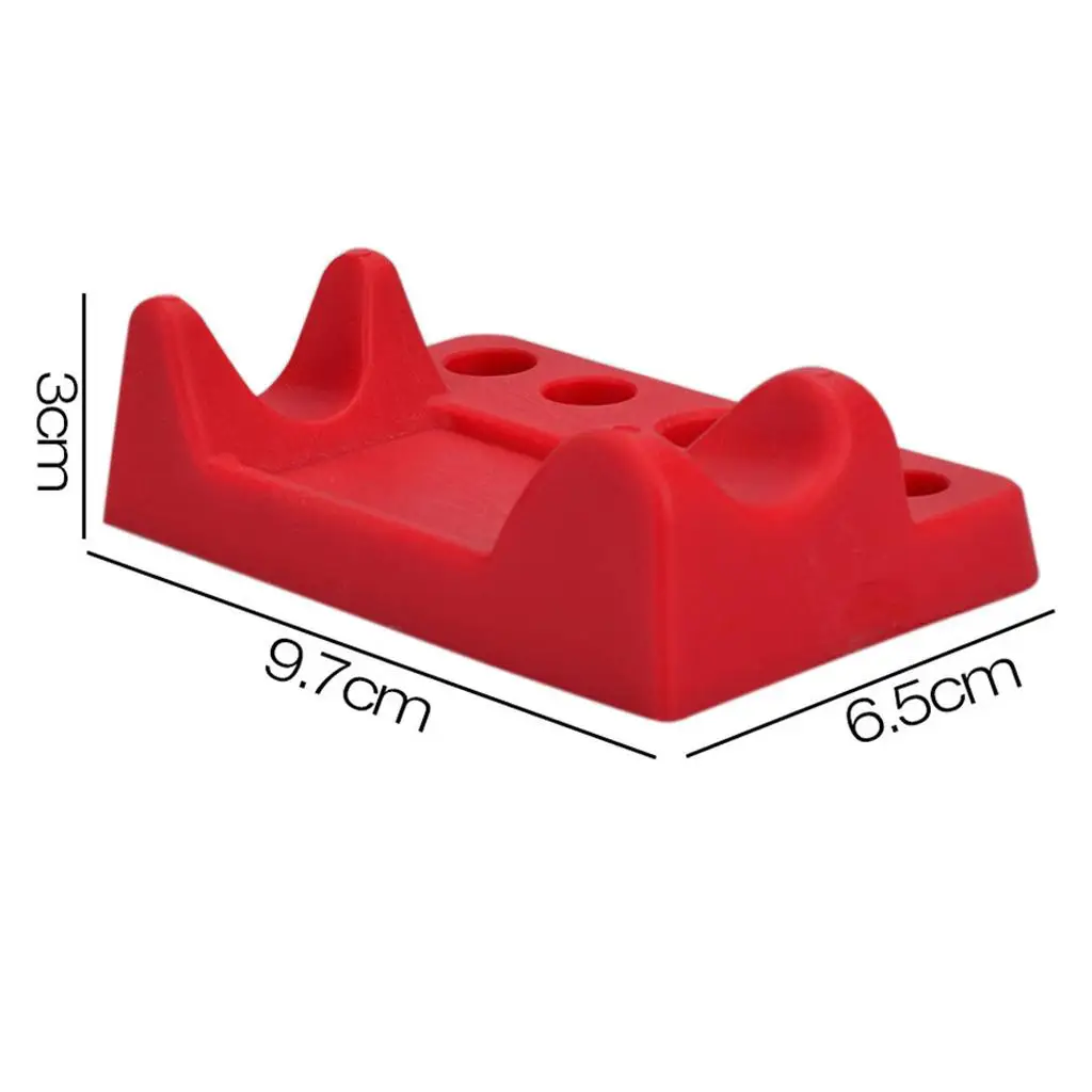 Multi Size Pigment Cup Holder Rack Silicone Display Stand for Tattoo Pens and Tools Storage