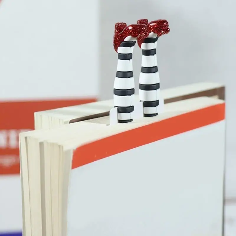 3D-Lesezeichen mit hohen Absätzen, Lesezeichen aus weichem Gummi, rutschfestes Lesezubehör für Buchliebhaber, Leser,