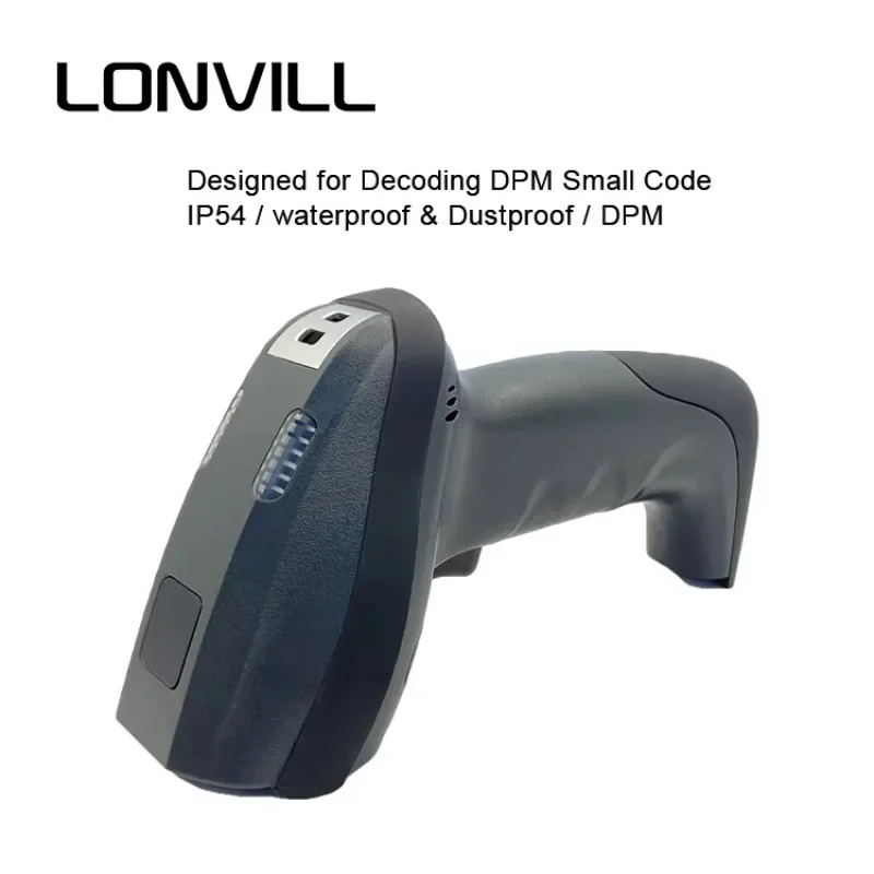 LONVILL Automatic Barcode Scanning Wireless Qr Code Reader Barcode Scanner For Sale