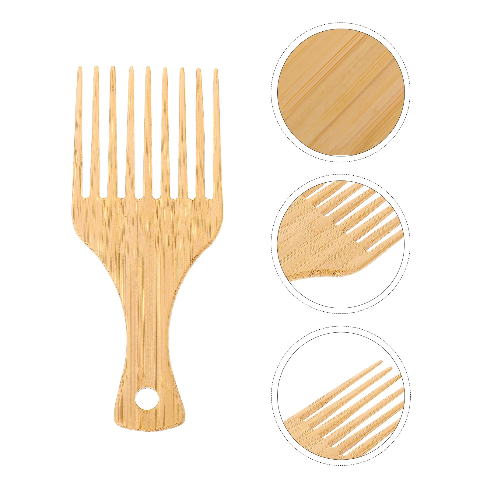 2 Stuks Houten Grove Kammen Comfortabele Grip Verminderd Plukken Risico Haar Styling Kam Voor Home Reizen Salon Gebruik Olie kammen