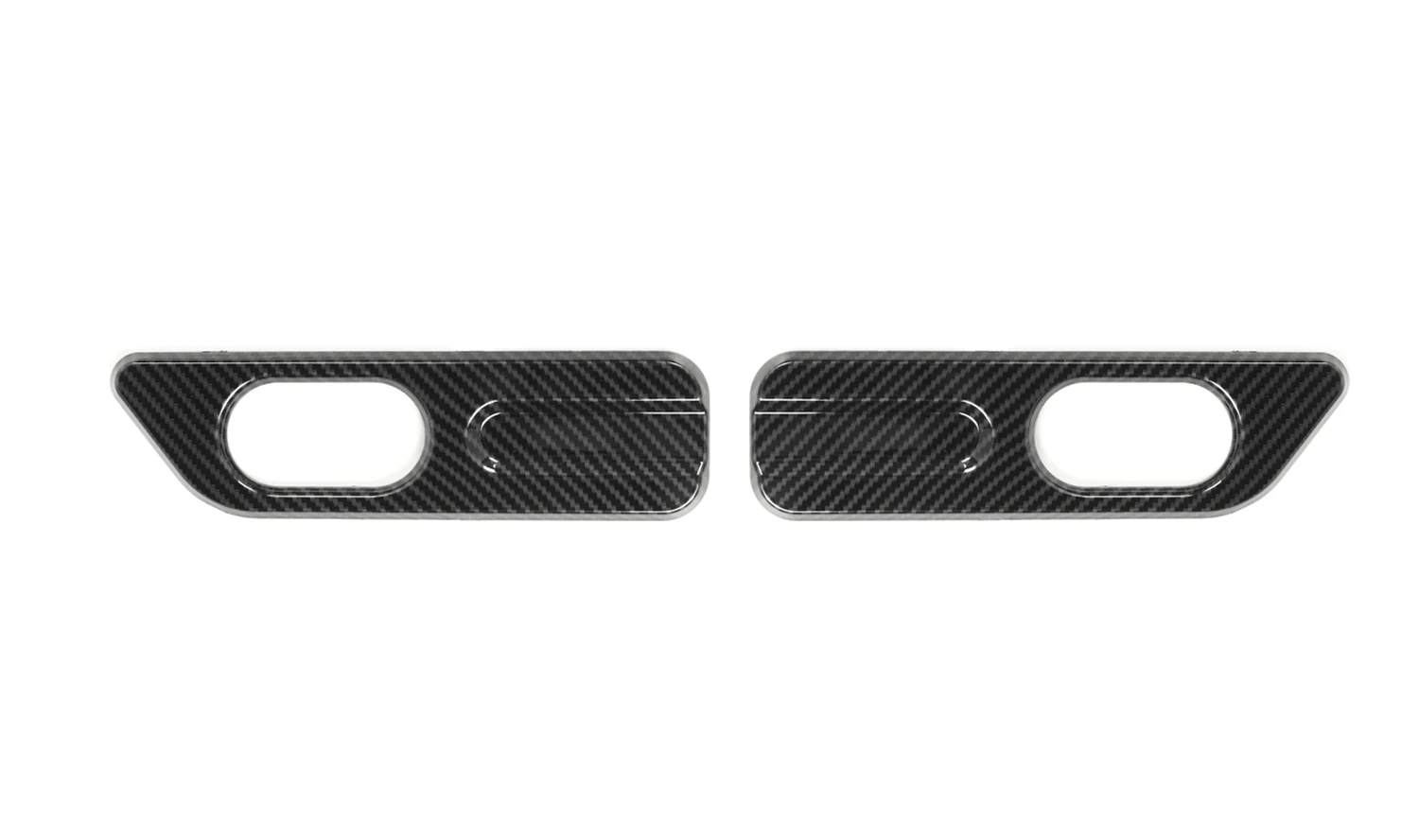 Car Fender Turn Signal Light Decoration Trim Cover for Suzuki Jimny 2019-2023 JB74 JB64 Exterior Accessories Carbon Fiber Look