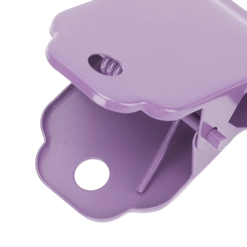 2Pcs Purple/ Red/ Pink/ Black Metal Binder Clip Large Size 10cm Metal Paper Clips Multi-Purpose Metal Material