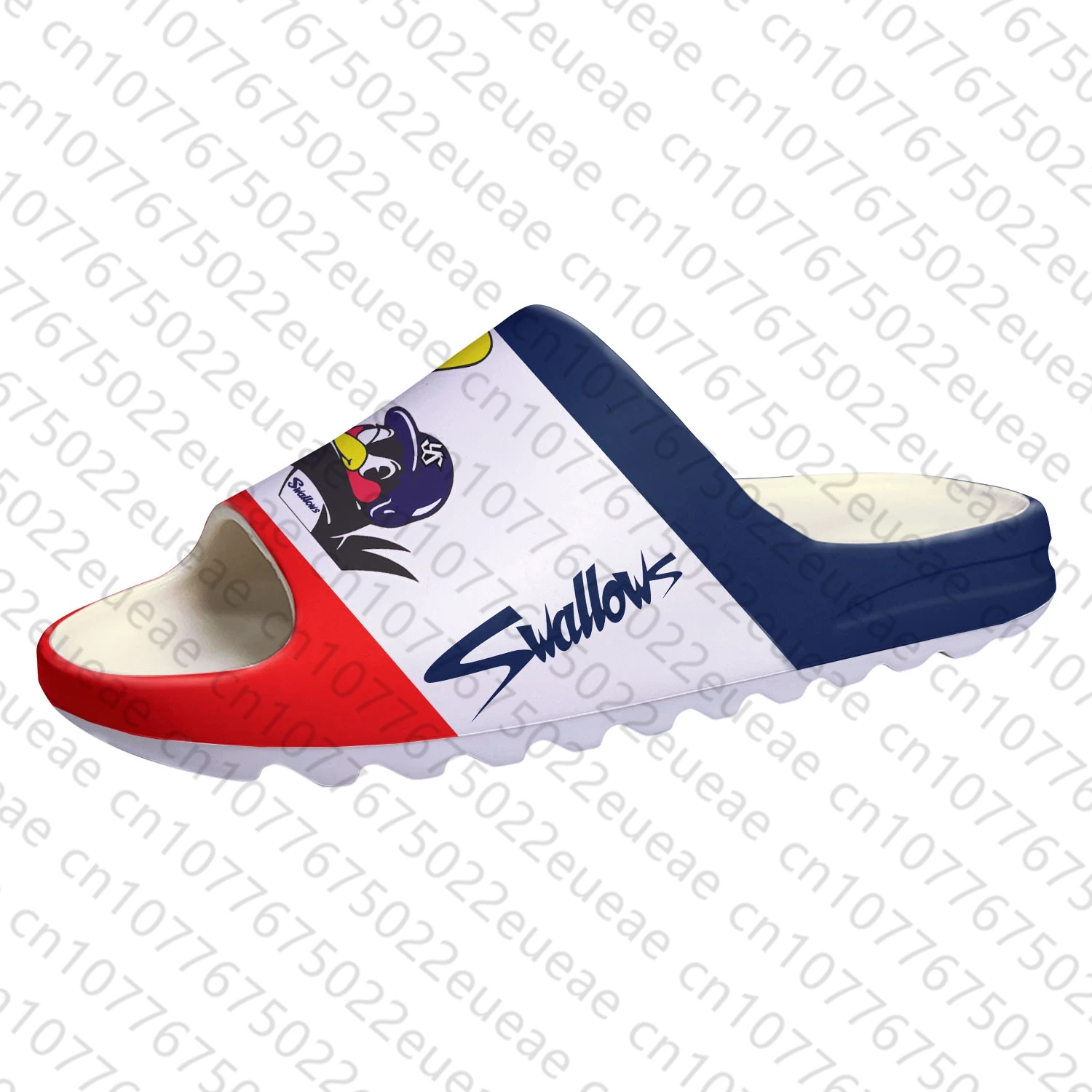 スワローズ Tokyo Swallows baseball Soft Sole Sllipers Home Clogs Customized Step On Water Shoes Mens Womens Teenager Step in Sandals