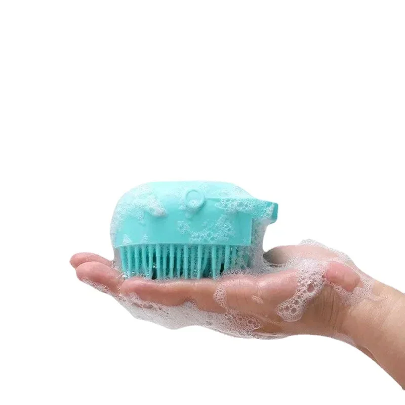 

Bathroom Puppy Big Dog Cat Bath Massage Gloves Brush Soft Safety Silicone Pet Accessories for Dogs Cats Tools Mascotas Products