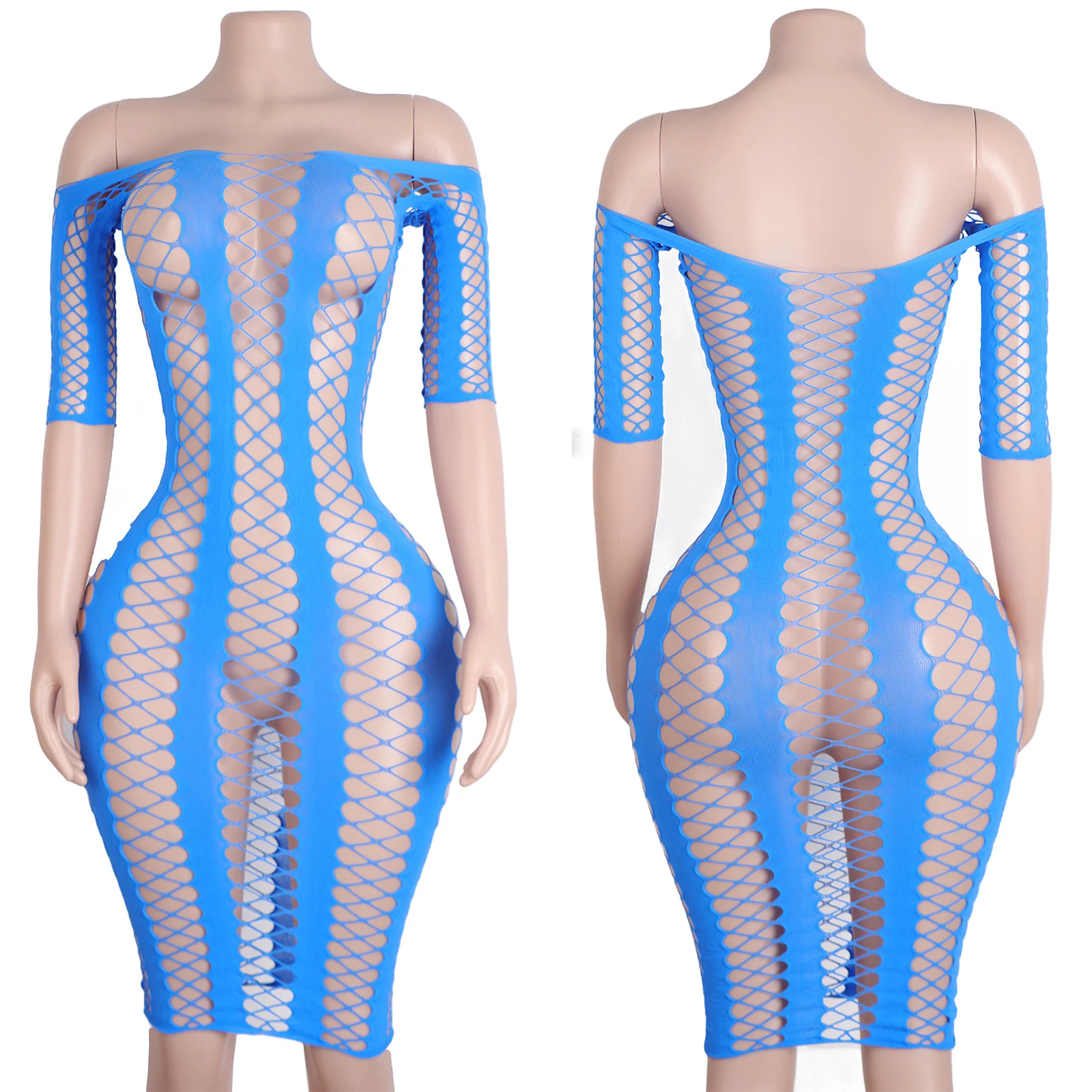 Sexy Striped Jumpsuits with Sleeves Exotic Dancewear Stripper Outfits Clubwear Performance Bodysuits Party Intimate Apparel view 2