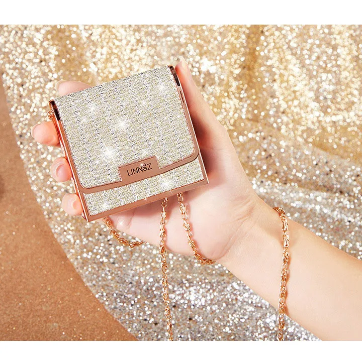 マット口紅セット 3 色シルバーチェーン付きシャイニングバッグ防水ノンスティック長期的な赤リップメイクアップ 3.5gx3 個