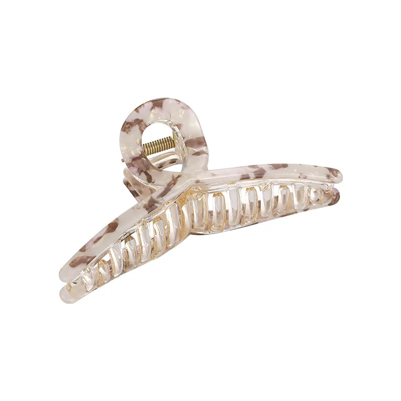 1pc Acetate Large Hair Claw Clip Women Vintage Hair Clamp Claw Clip Crab Fashion Women Girls Barrettes Hair Accessories Headwear