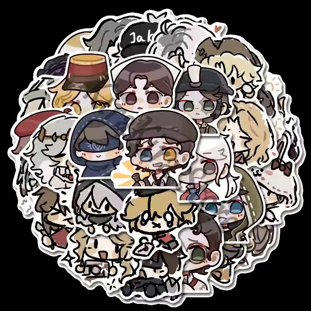 Norton Campbell Decals Identity V Decor อะนิเมะหมวดหมู่คอสเพลย์ Paster Naib Subedar สติกเกอร์ 50pcs Mike Morton เครื่องเขียนประดับชุด