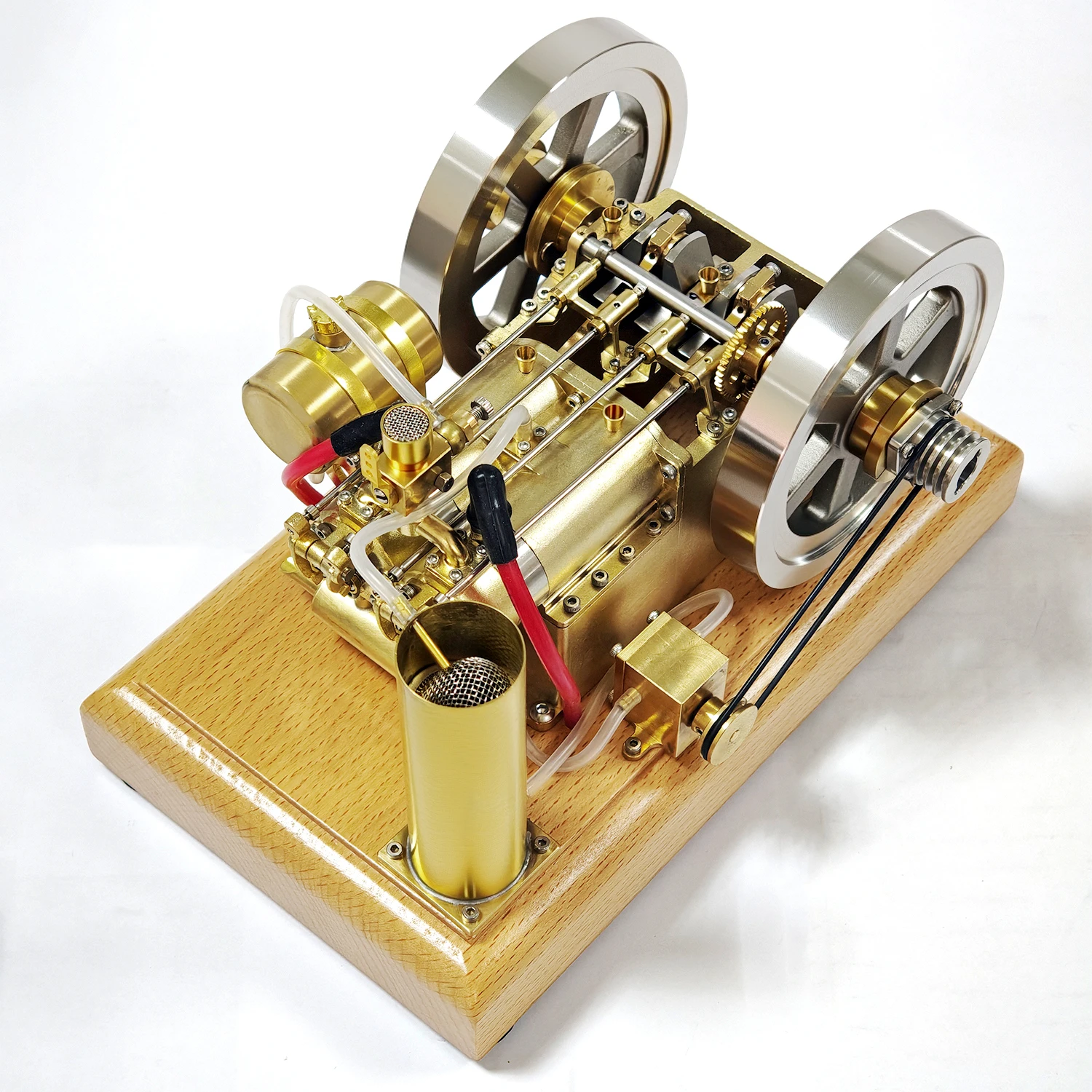 H76 5CC Horizontal Twin Cylinder Overhead Valve Water Cooled Engine Model Twin Flywheel Internal Combustion Engine Model