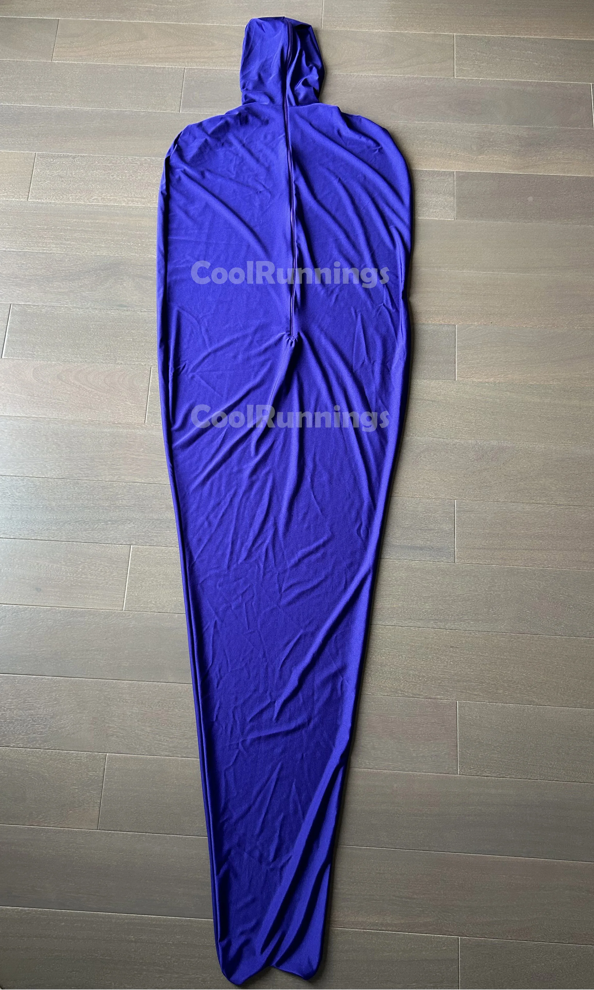 الكبار فستان بتصميم حالم للجنسين Zentai دعوى كامل ارتداءها الجوارب مزدوجة سستة زي حقيبة المومياء دنة الجسم كيس النوم المرحلة الدعائم