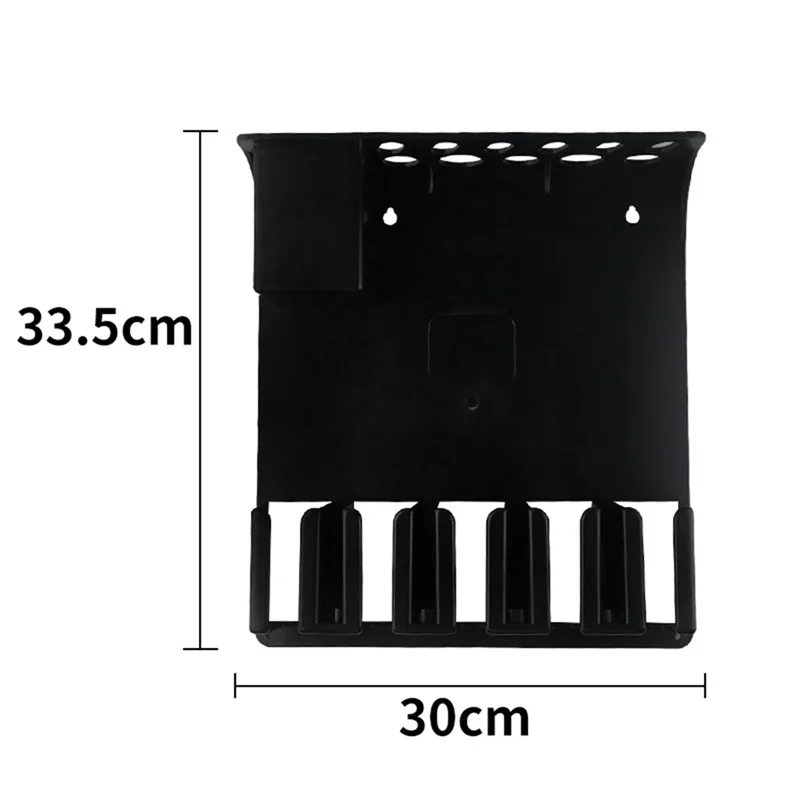 ABFI Suporte de parede profissional para máquina de cortar elétrica, organizador de salão de beleza, barbeiro, cabeleireiro, ferramentas de estilo, rack de armazenamento