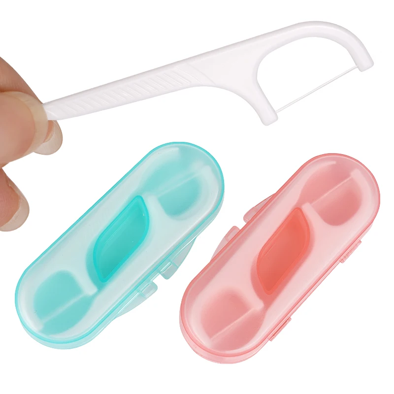 

10Box Dental Floss Toothpick Disposable Superfine Floss Toothpick Deep Cleaning Floss Stick Portable Travel Oral Care