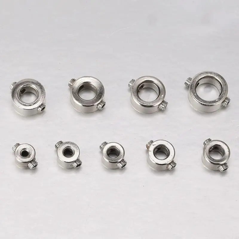 P82E 9PCS Drill Bit Stop Collar Collar Stop Bit Collar Set Drill Ferrame