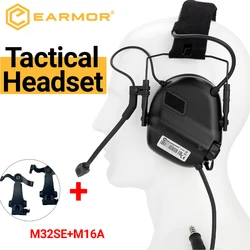 EARMOR orejeras de tiro casco M32 SE con adaptador M16A