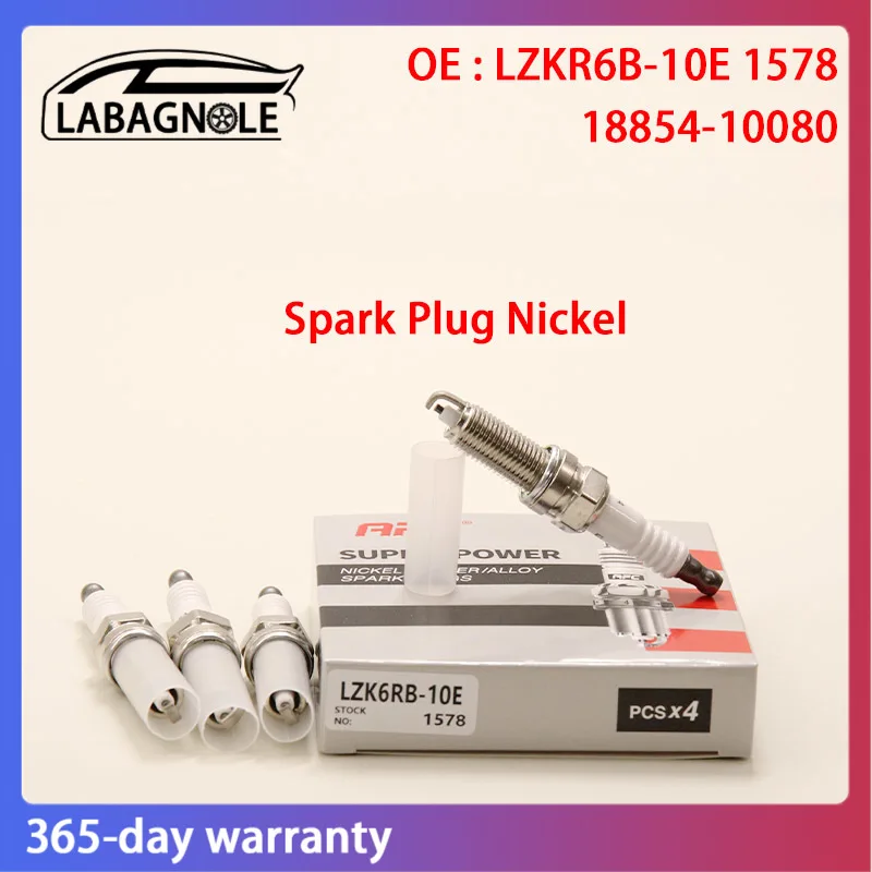 

OE Quality LZKR6B-10E 1578 Spark Plug Nickel For Elantra I20 I30 IX20 Soul CEE'D Rio Cerato Rondo Venga 1.4/1.6L 1885410080