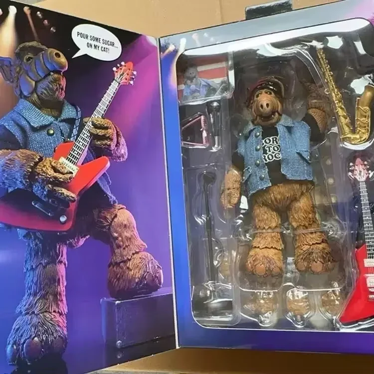 100% Original NECA Born to Rock Ultimate Alf Rock And Roll Action Figure 7-inch 45109 Anime Model