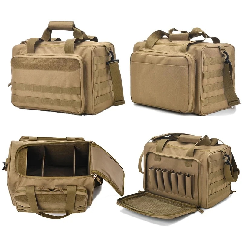 Bolsa táctica de caza 600D, bolsa táctica de gran capacidad para exteriores, bolsa impermeable, bolsa de almacenamiento de camuflaje de un solo hombro