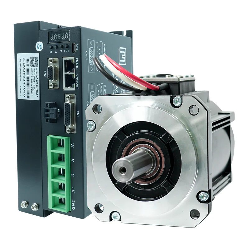 MCAC8A0-23B-EC+130ASM1500-5-17BCQ-DB15 24-80VDC 4.78Nm Servo Motor the 1.5kw 37A Ethercat for Robotic Arm