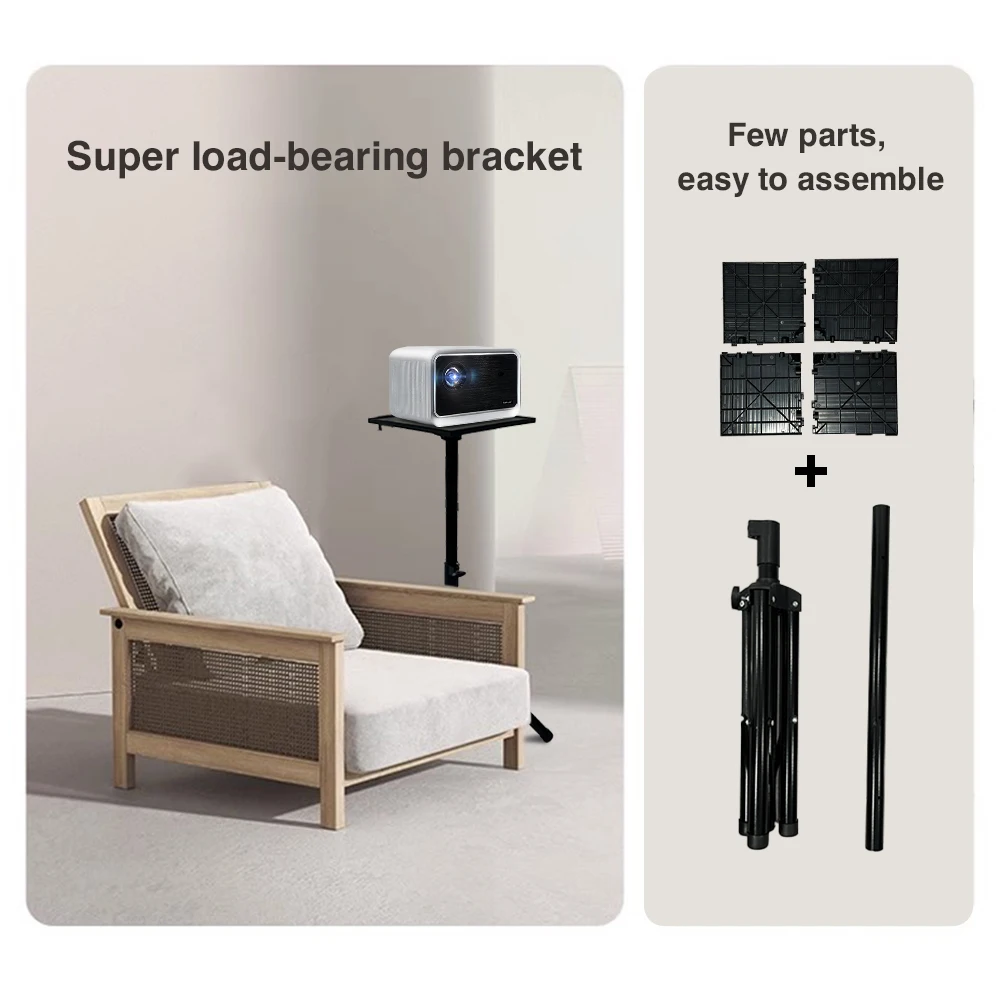 Touyinger Foldable tripod accessories with tray bracket suitable for all projectors