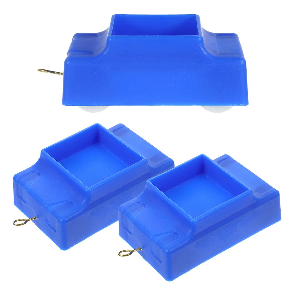 

3Pcs Teaching Experiment Trolley for Physics Classroom Demonstrations Plastic Mechanics Cart Inclined Track Science Education