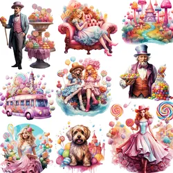 Fairy Tale Candy Paradise Stickers Crafts And Scrapbooking stickers kids toys book Decorative sticker DIY Stationery