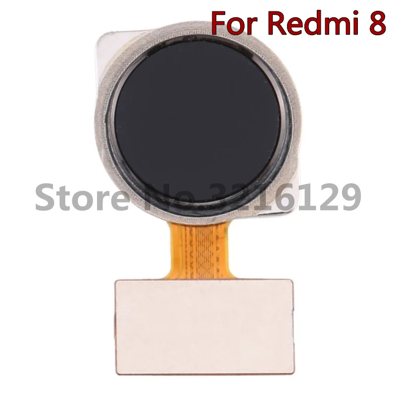 100% Original For Xiaomi Redmi 8 9 9c 10c Fingerprint Sensor Home Button Return Key Flex Cable Replacement