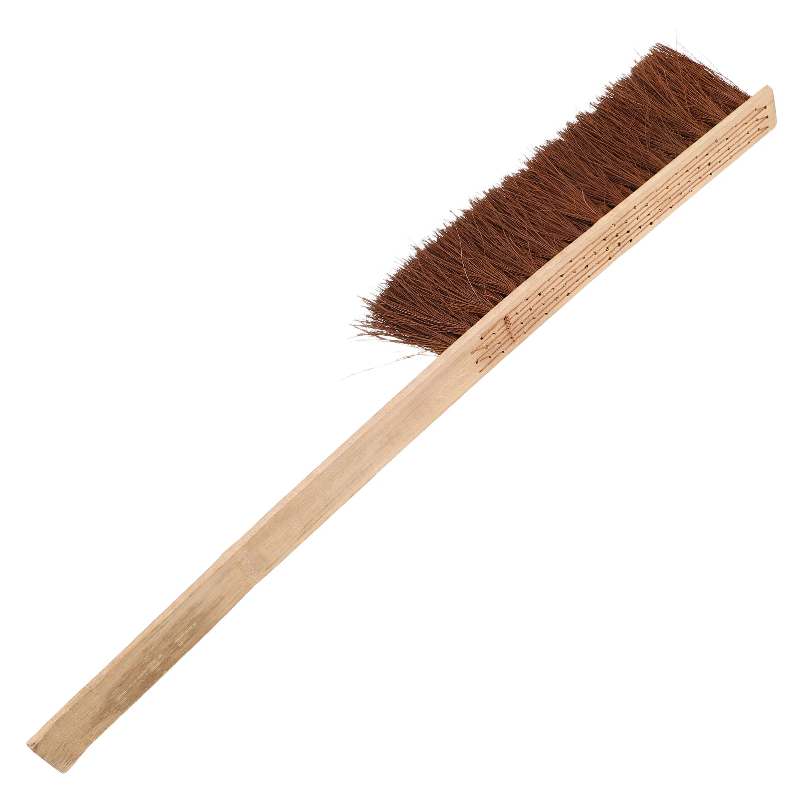 

Horse Cleaning Brush Grooming Products Soft Bamboo Palm Fibre Hairbrush Comfortable Lightweight Portable Stable Outdoor Use Pet