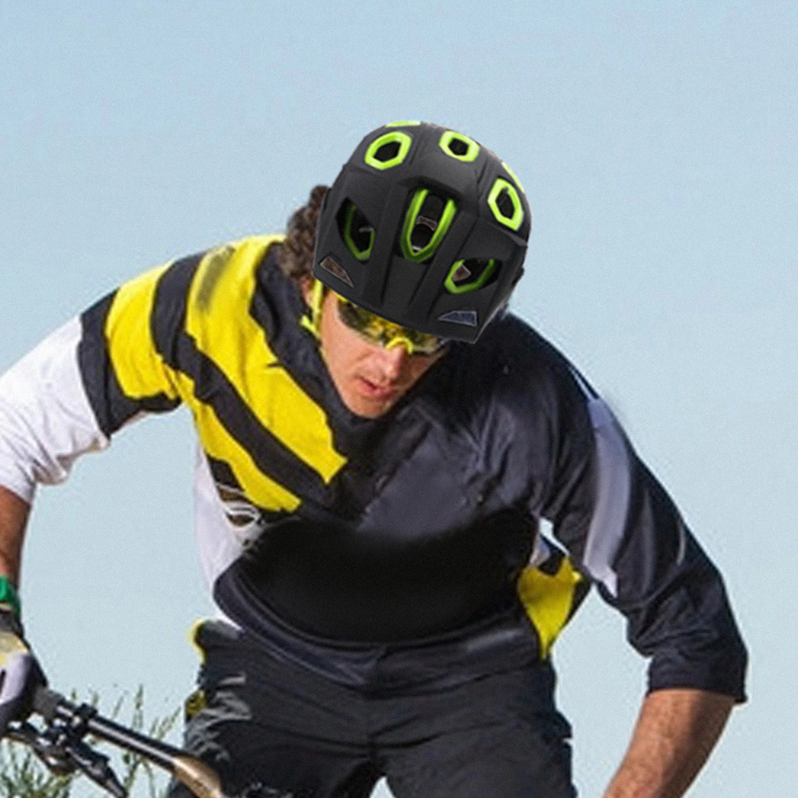

1pc Cycling Mountain Bike Large Convective Vent Adjustable Fit for Outdoor Weekend Riding Wind Resistance Reduction