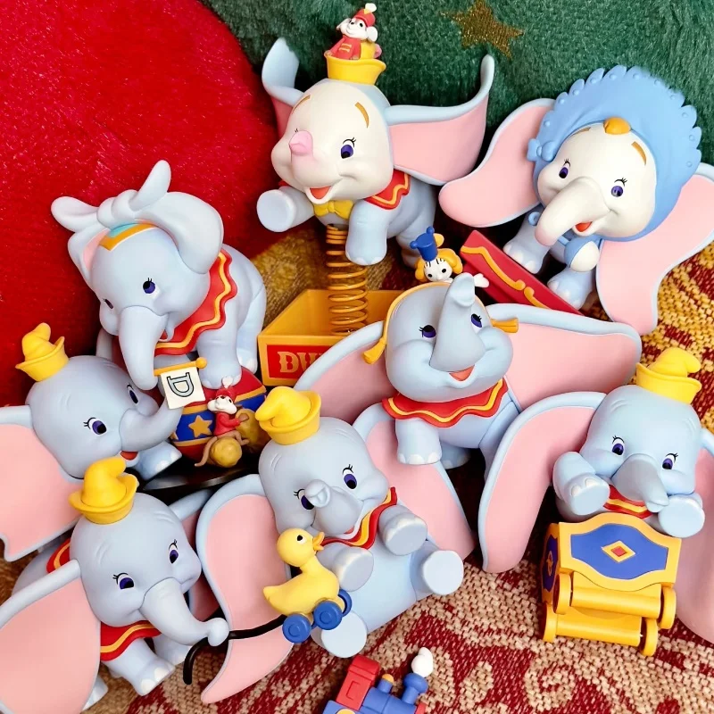 

52toyOriginal Dumbo Happy Time Series Blind Box Animation Anime Figure Modle Kawaii Decoration Figurine Day Gift Collection Toys