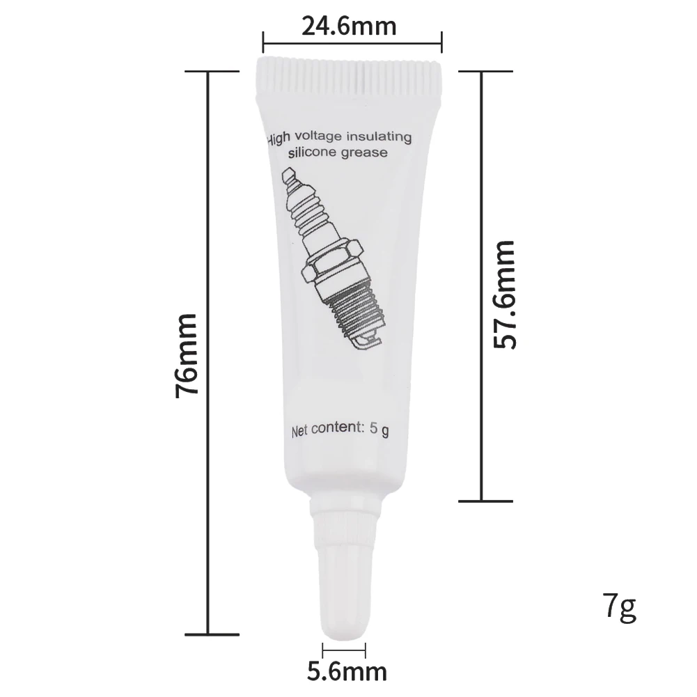 Paint Care Silicone Grease 1pc For Insulation High Voltage Moistureproof Of High Voltage Parts Silicone Grease
