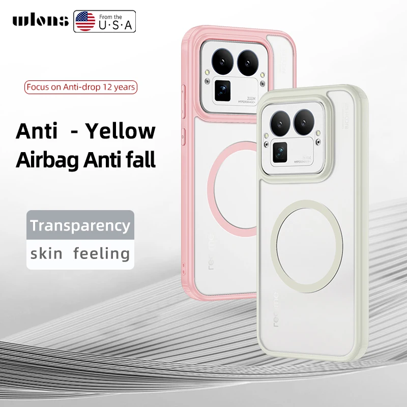 Etui na Realme GT8 Pro Nowe Modne Matowe Magnetyczne PC Odporne na Upadki Etui Ochronne na Realme GT 8 Pro Wstrząsoodporny Bumper Funda — zdjęcie produktu 2