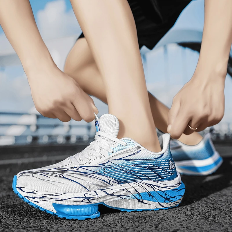 

Running Shoes for Men and Women Road Jogging Air Cushion Sports Shoes Lightweight Breathable Lightweight Comfortable Shoes