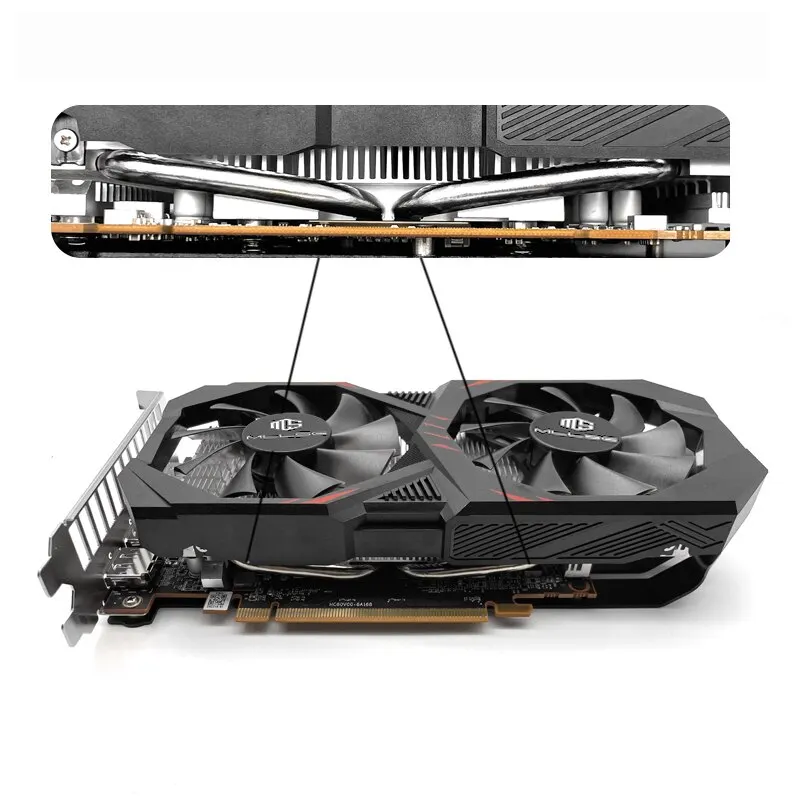 MLLSE-tarjeta gráfica AMD RX 6600M 8GB GDDR6 128bit PCI-E 4,0 × 8 8pin Radeon GPU Rx 6600M, Placa De vídeo para juegos De escritorio