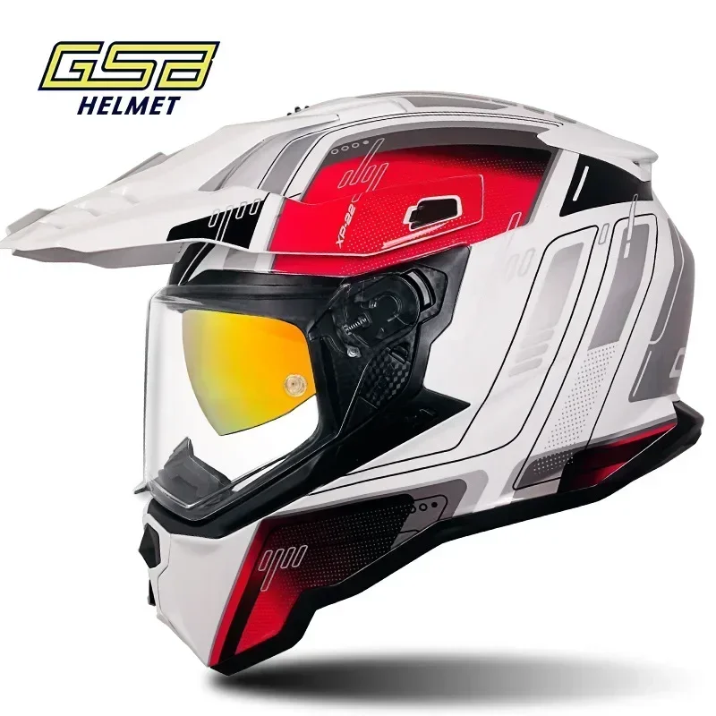 Full Face Motorcycle Helmet Approved Motocross Men Motorcycle Cross Downhill Off-road Capacete Single