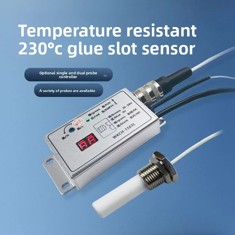 WKCH1503 High-Temp Capacitive Liquid Level Sensor for Edge Banding Machine, Compatible with Hot Melt & PUR Glue