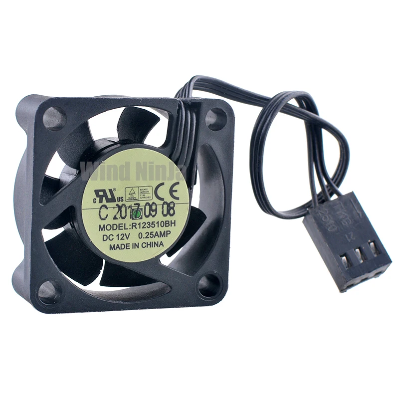 

R123510BH 3cm 30mm fan 3010 30x30x10mm DC12V 0.25A dual ball bearings Quiet cooling fan for microcomputer CPU