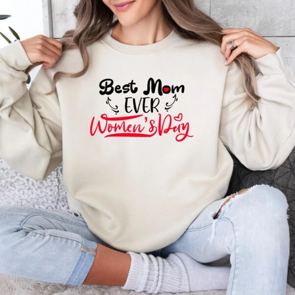 International Women's Day Sweatshirt Women's Empowerment 8 March Working Women's Long-sleeved Sweater 8 March Feminist Sweater