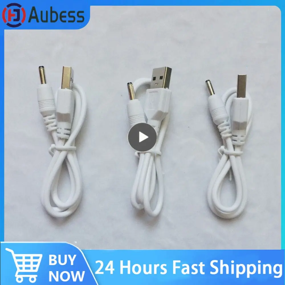 A Male to 3.5 x 1.35 mm Jack DC Power Charger Cable Connector Cord  USB LED Strip Lights Charging Cord