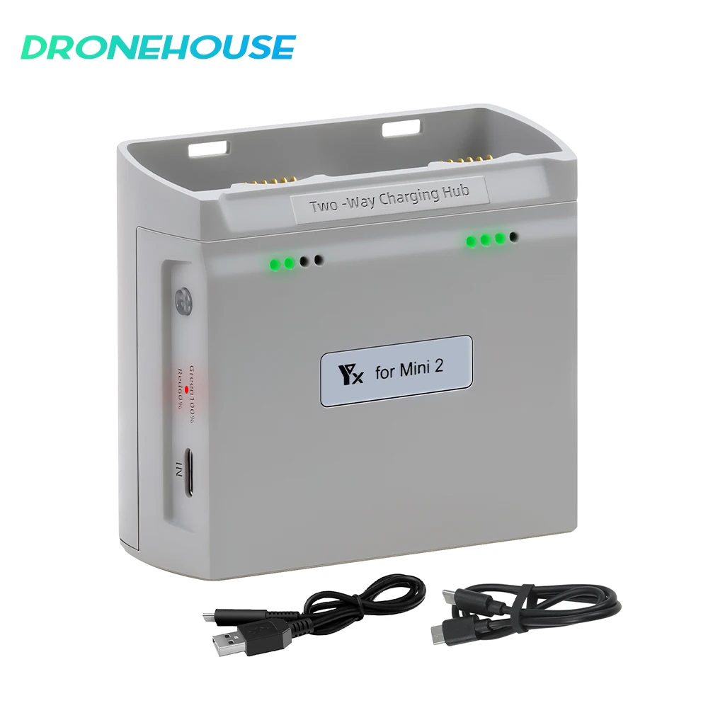 Fast Dual Charger Hub For DJI Mini 4K/Mini 2 SE Battery Charging Batteries USB Charger  For DJI Mini 2 Drone Accessories