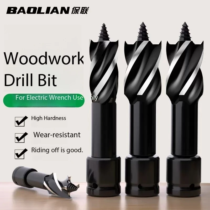 

Special Fried Dough Twists drill for woodworking drill High hardness wood tapper Lengthened drilling artifact