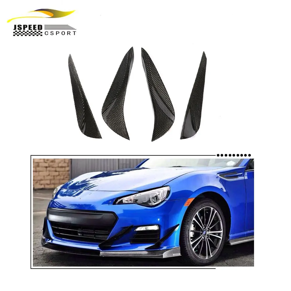 

Подходит для FOR-S FRS GT86 FT86 Toyota GT86, переднее боковое вентиляционное отверстие из углеродного волокна, декоративная полоса переднего бампера