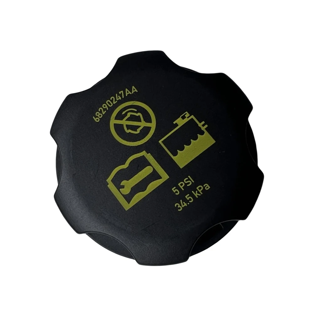 Direct Fit Engine Coolant Reservoir Lid 68290247AA for Select For Jeep and For RAM Models Including 2017-2026 Year Ranges