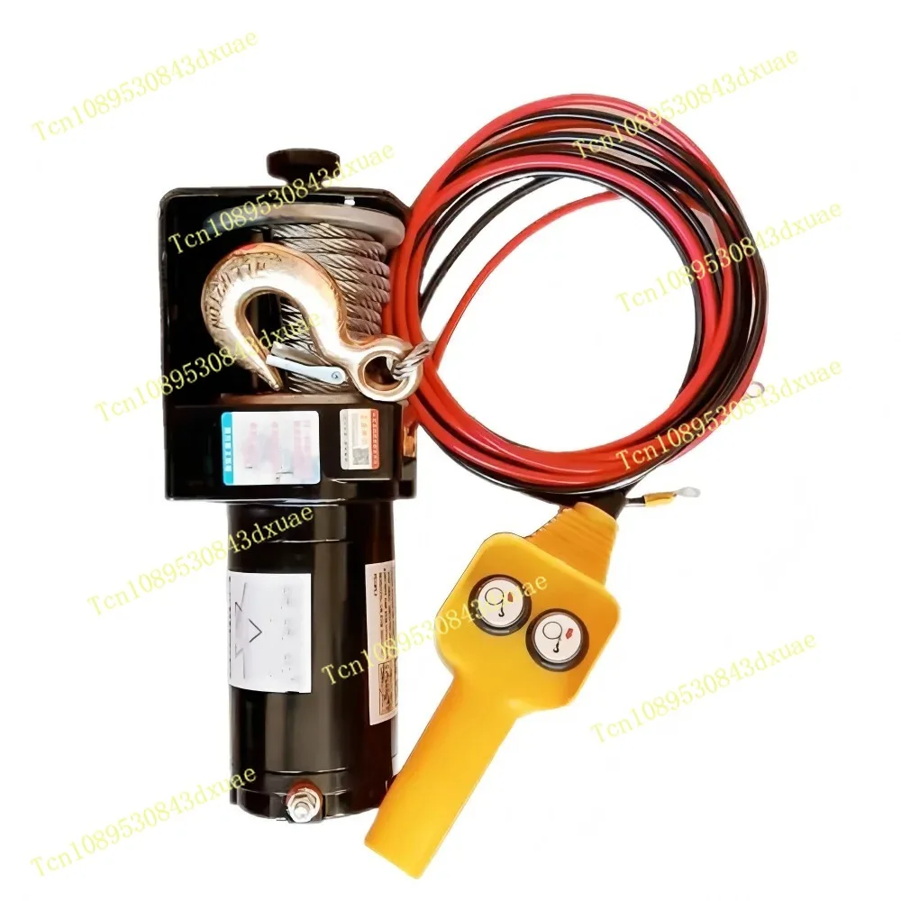 6000 lb trailer electric winch 12v 24v electric winch with remote control
